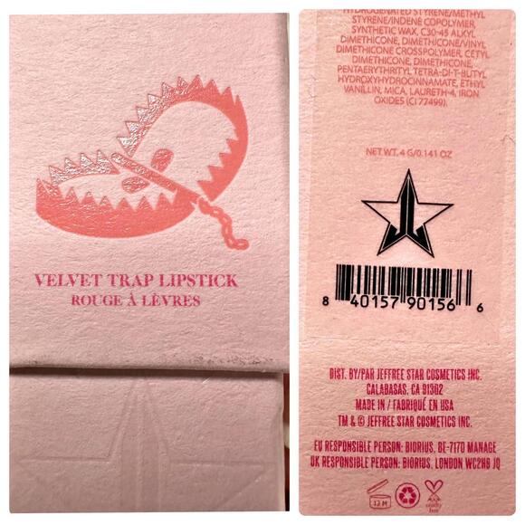 NIB Jeffree Star Velvet Trap Matte Lipstick Pure Hell Full Size 4g - Picture 8 of 9